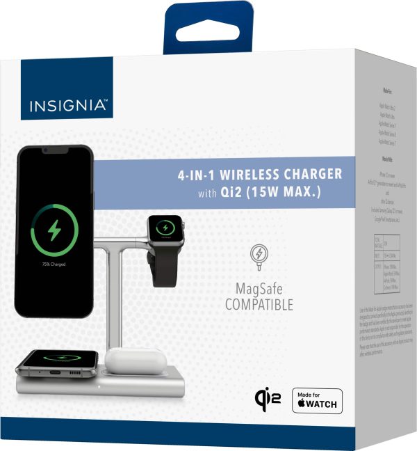 Insignia 4-in-1 Qi2 Wireless Charging Stand Fast Charge-10