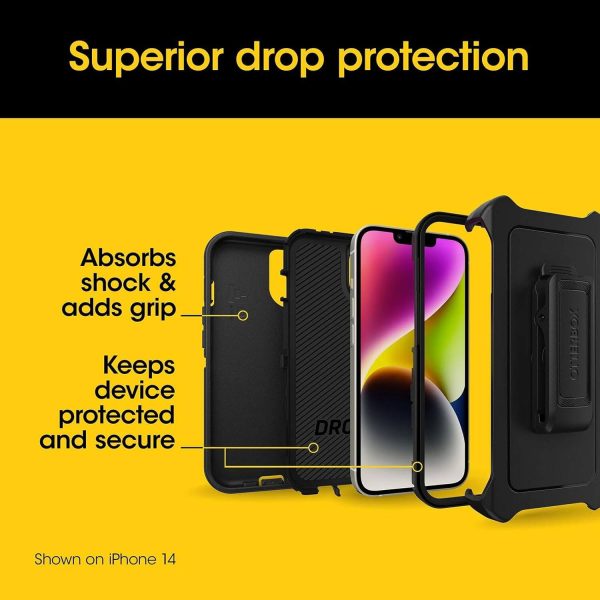 OtterBox Defender Case Rugged Protection iPhone 15 14 13-6