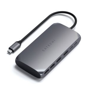 Satechi USB-C Multimedia Adapter M1 Dual 4K HDMI Ports-0