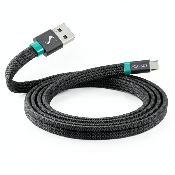 Scapade MagLink USB C to USB A Magnetic Flat Cable-0