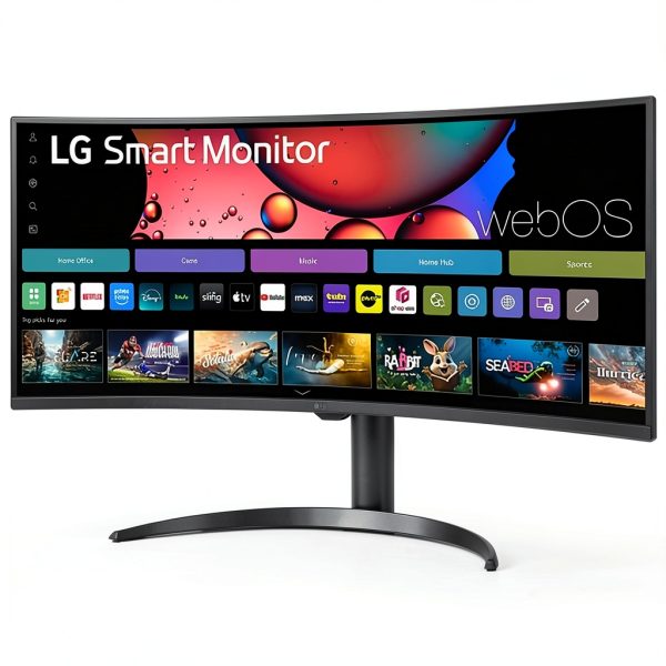 LG 34 Inch Smart Curved Monitor WQHD 1440P 100Hz-2