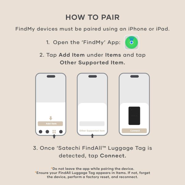 FindAll Luggage Tag Apple Find My Vegan Leather Travel-6