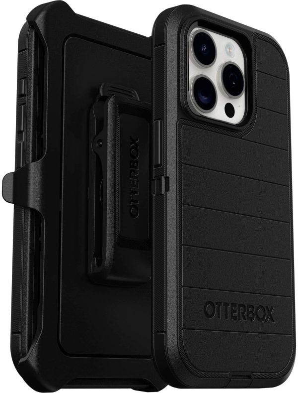 Defender Series Pro iPhone 15 Pro Rugged Case Antimicrobial-4