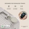FindAll Luggage Tag Apple Find My Vegan Leather Travel-1