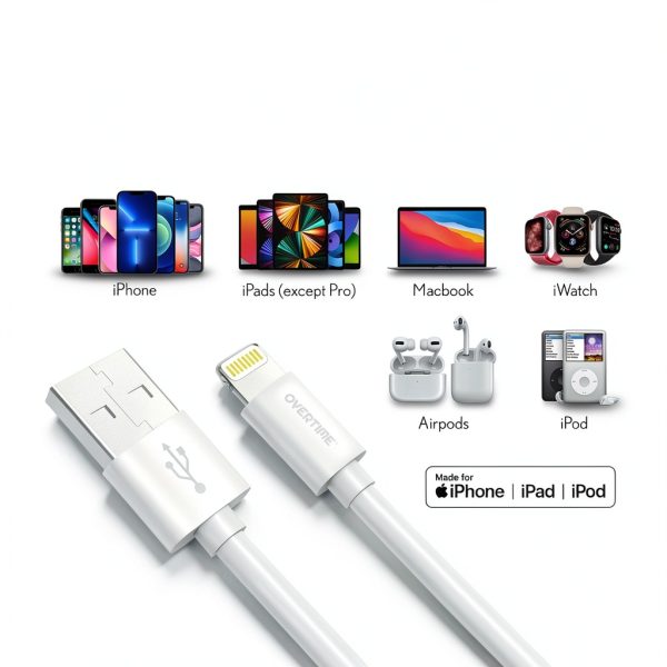 Overtime MFI Lightning Cable Durable Fast Charging Apple-2