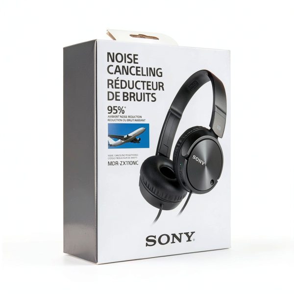 Sony MDR ZX110NC Noise Canceling On Ear Headphones Black-5
