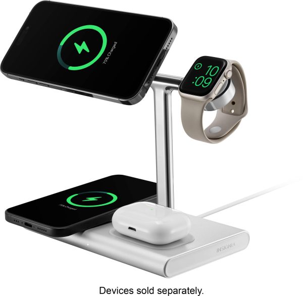 Insignia 4-in-1 Qi2 Wireless Charging Stand Fast Charge-9