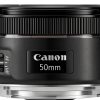 Canon EF 50mm f18 STM Lens for DSLR Cameras Black-1
