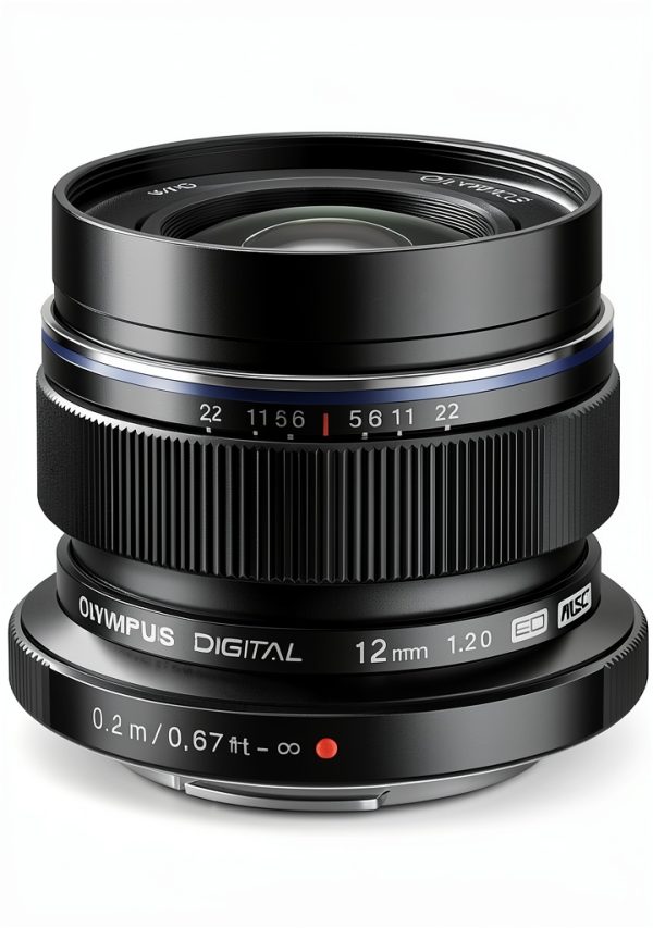 Olympus 12mm f2.0 Wide Angle Lens for Digital Cameras Black-0