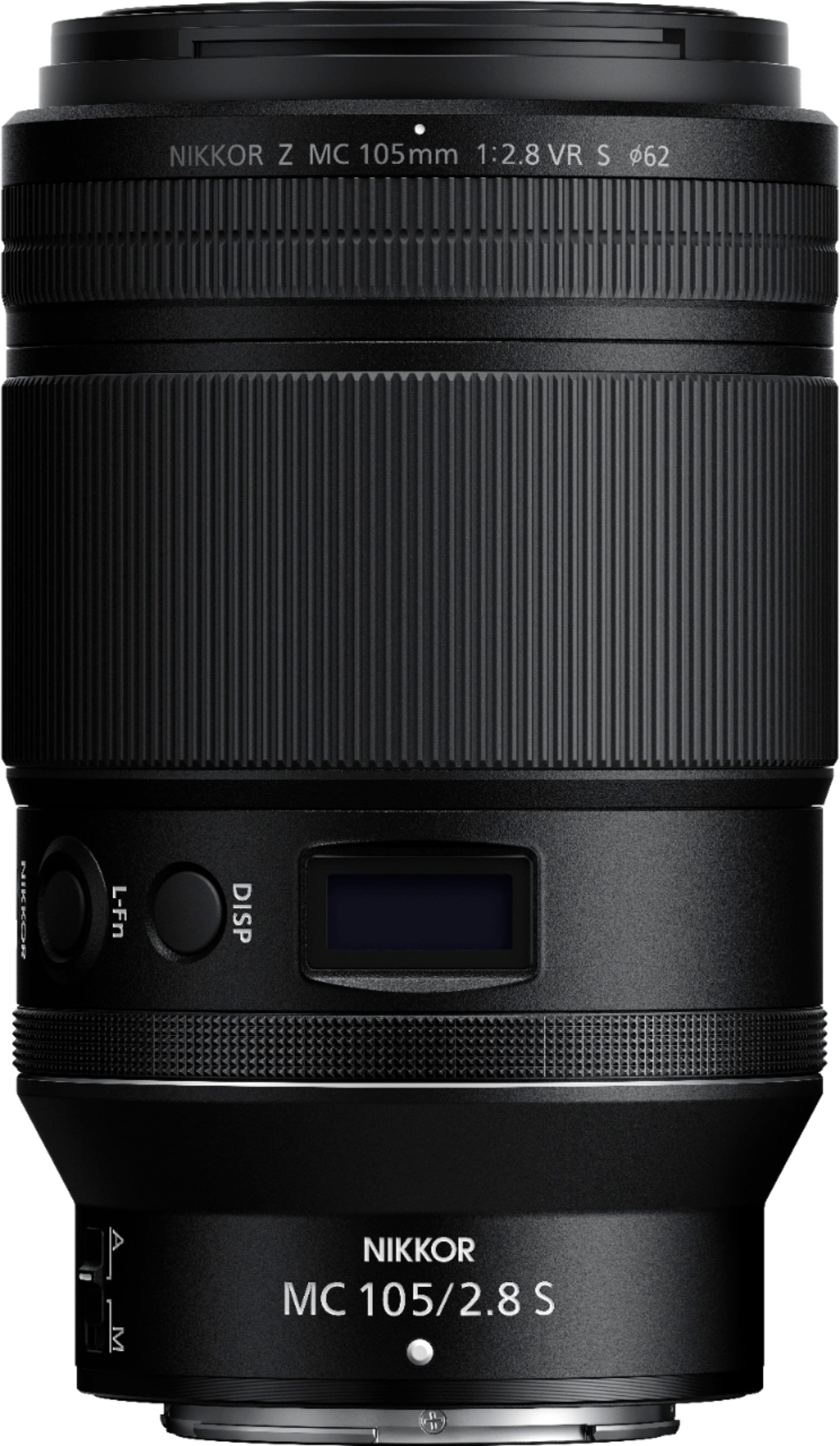 Nikon NIKKOR Z MC 105mm f/2.8 VR S macro lens mounted on a Nikon Z camera