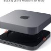 Satechi Type C Aluminum Hub for Mac Mini Ports Stand-5