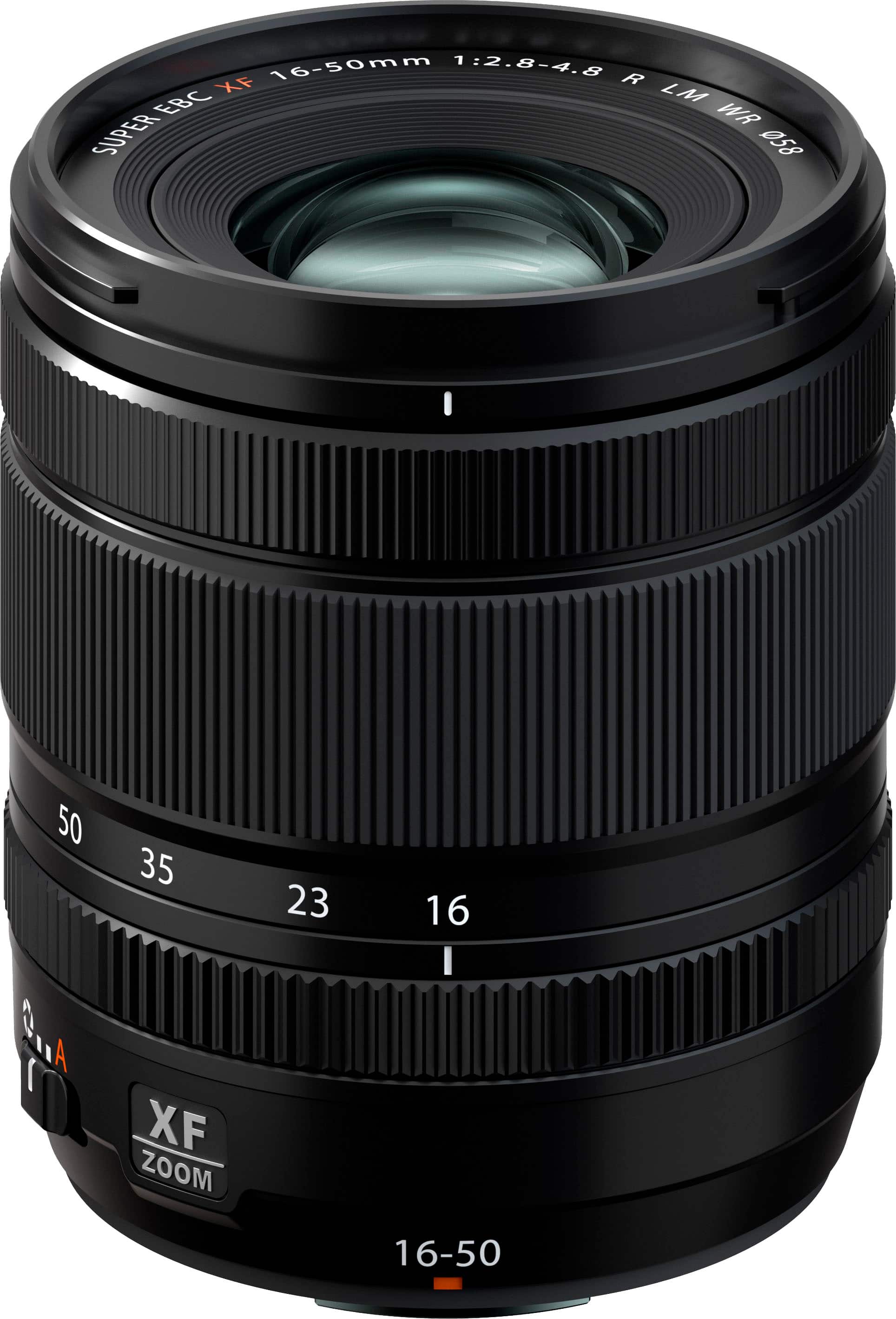 Fujifilm XF16-50mm lens mounted on X Series camera showing compact profile