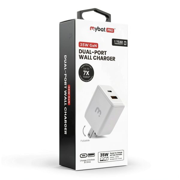 MyBat Pro 35W GaN Dual Port Wall Charger Fast Charge-7