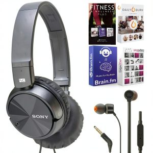 Sony MDR ZX110NC Noise Canceling On Ear Headphones Black-0