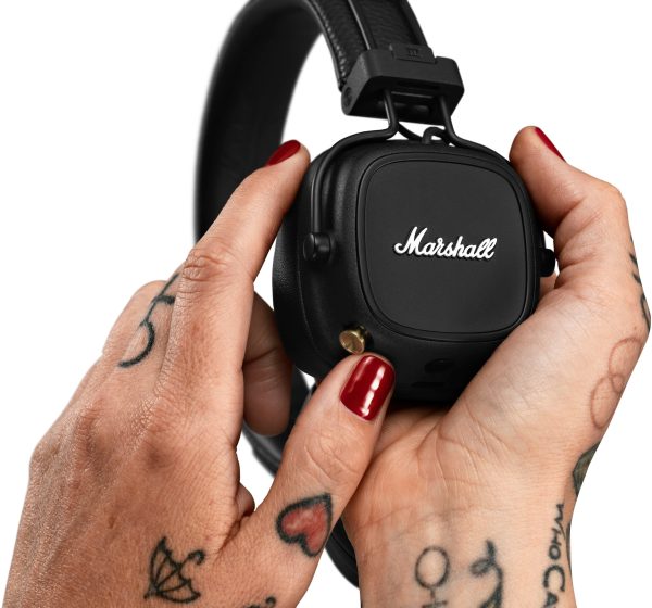 Marshall Major IV Wireless On Ear Headphones Foldable Design-4