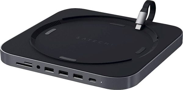 Satechi Type C Aluminum Hub for Mac Mini Ports Stand-0