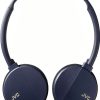 JVC FLATS Wireless On Ear Headphones Black Blue Audio-0