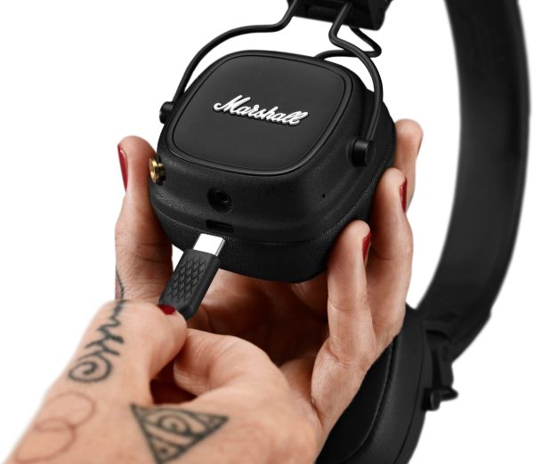 Marshall Major IV Wireless On Ear Headphones Foldable Design-5