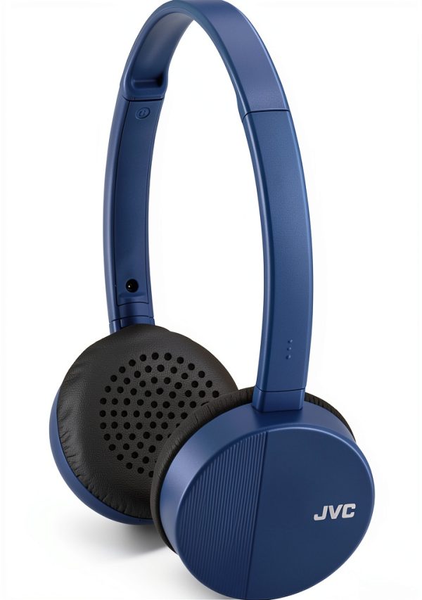 JVC FLATS Wireless On Ear Headphones Black Blue Audio-2