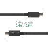 Thunderbolt Cable 40Gbps Fast Charging 100W Mac PC-3