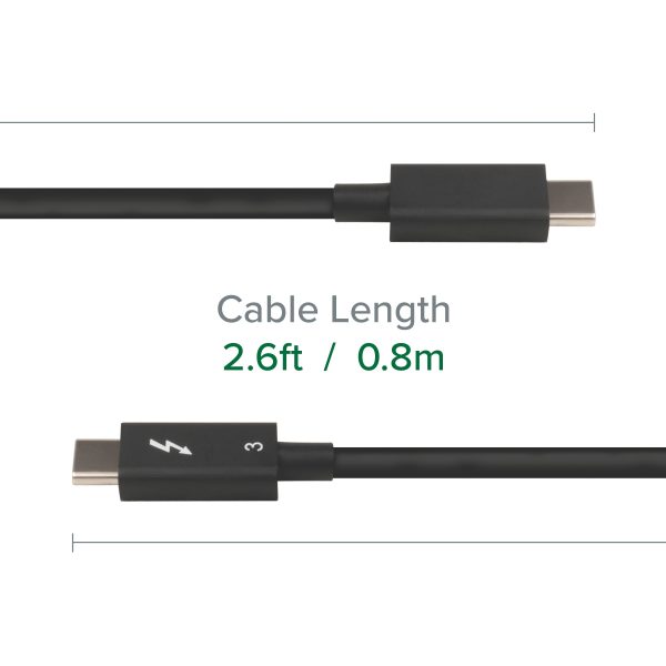Thunderbolt Cable 40Gbps Fast Charging 100W Mac PC-3