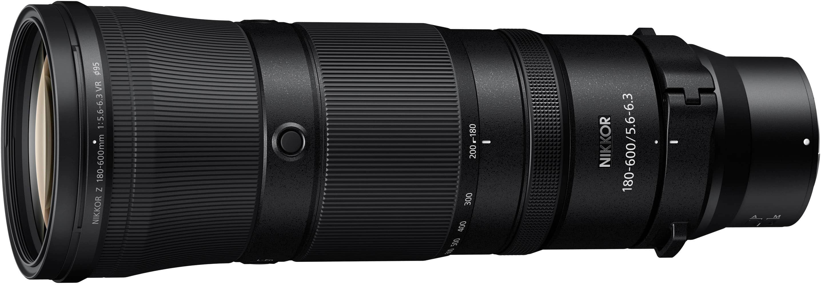 Nikon NIKKOR Z 180-600mm lens mounted on a Z series camera in a natural setting