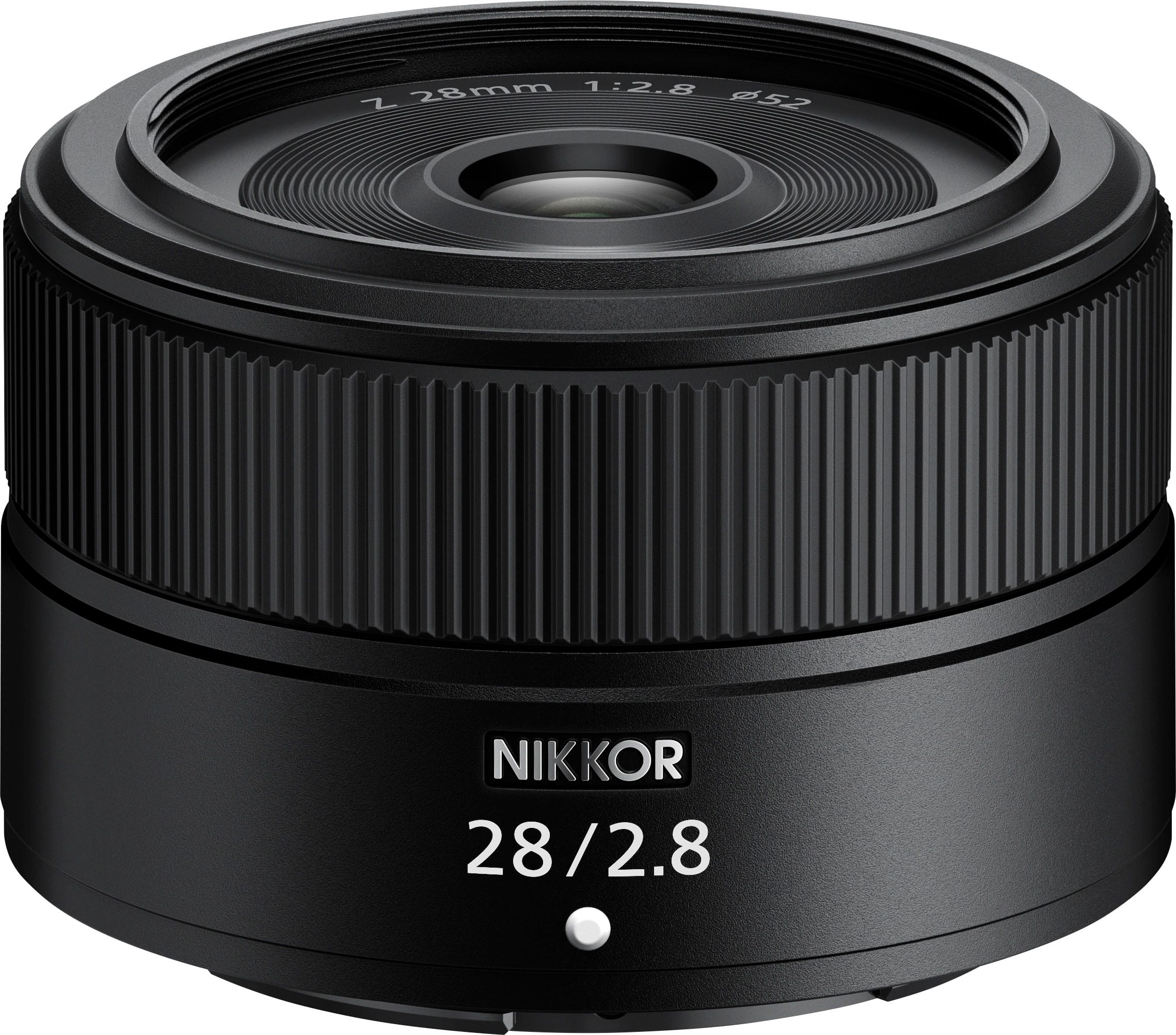 Nikon NIKKOR Z 28mm f/2.8 lens mounted on a Nikon Z camera in a landscape setting