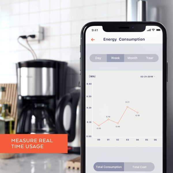 Satechi Dual Smart Outlet Remote Control Power Monitoring-4