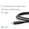Thunderbolt Cable 40Gbps Fast Charging 100W Mac PC-2