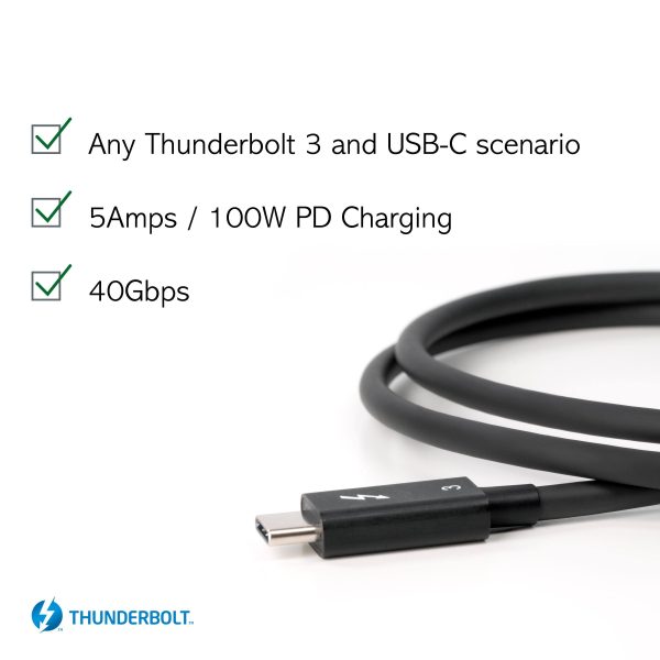 Thunderbolt Cable 40Gbps Fast Charging 100W Mac PC-2