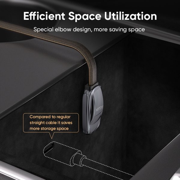 FIELUX USB C Cable Fast Charging Durable Nylon Braided-3