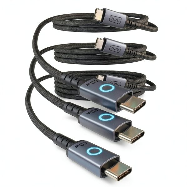 Nylon Braided USB C Cable 60W Fast Charging 3 Lengths-0