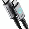 Nylon Braided USB C Cable 60W Fast Charging 3 Lengths-5