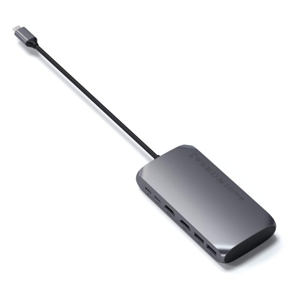 Satechi USB-C Multimedia Adapter M1 Dual 4K HDMI Ports-8
