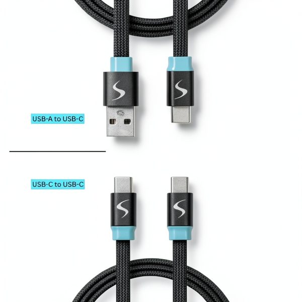 Scapade MagLink USB C to USB A Magnetic Flat Cable-5