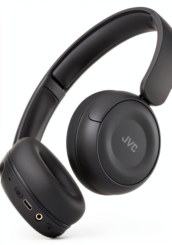 JVC Wireless Headphones Bluetooth 53 On Ear Black HAS59WB-1