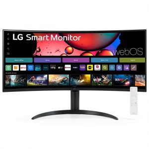 LG 34 Inch Smart Curved Monitor WQHD 1440P 100Hz-0