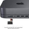 Satechi Type C Aluminum Hub for Mac Mini Ports Stand-3