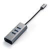 Satechi Type C USB Hub Ethernet Aluminum 3 Port Laptop-5