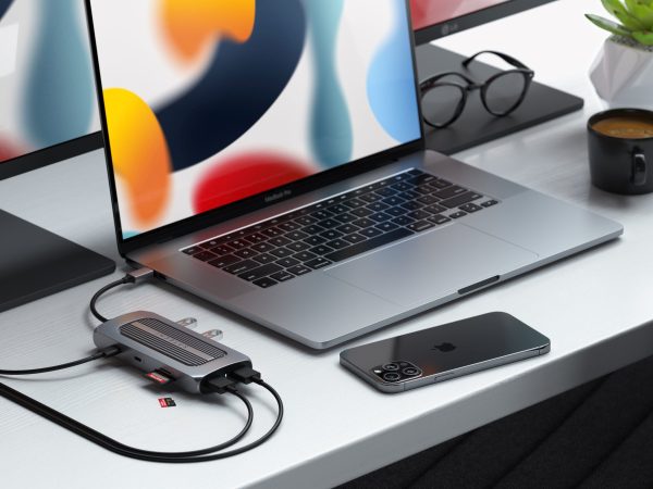 Satechi USB-C Multimedia Adapter M1 Dual 4K HDMI Ports-6