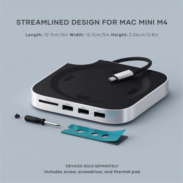 Mac Mini M4 Stand Hub SSD Enclosure Fast Transfer Speeds-6