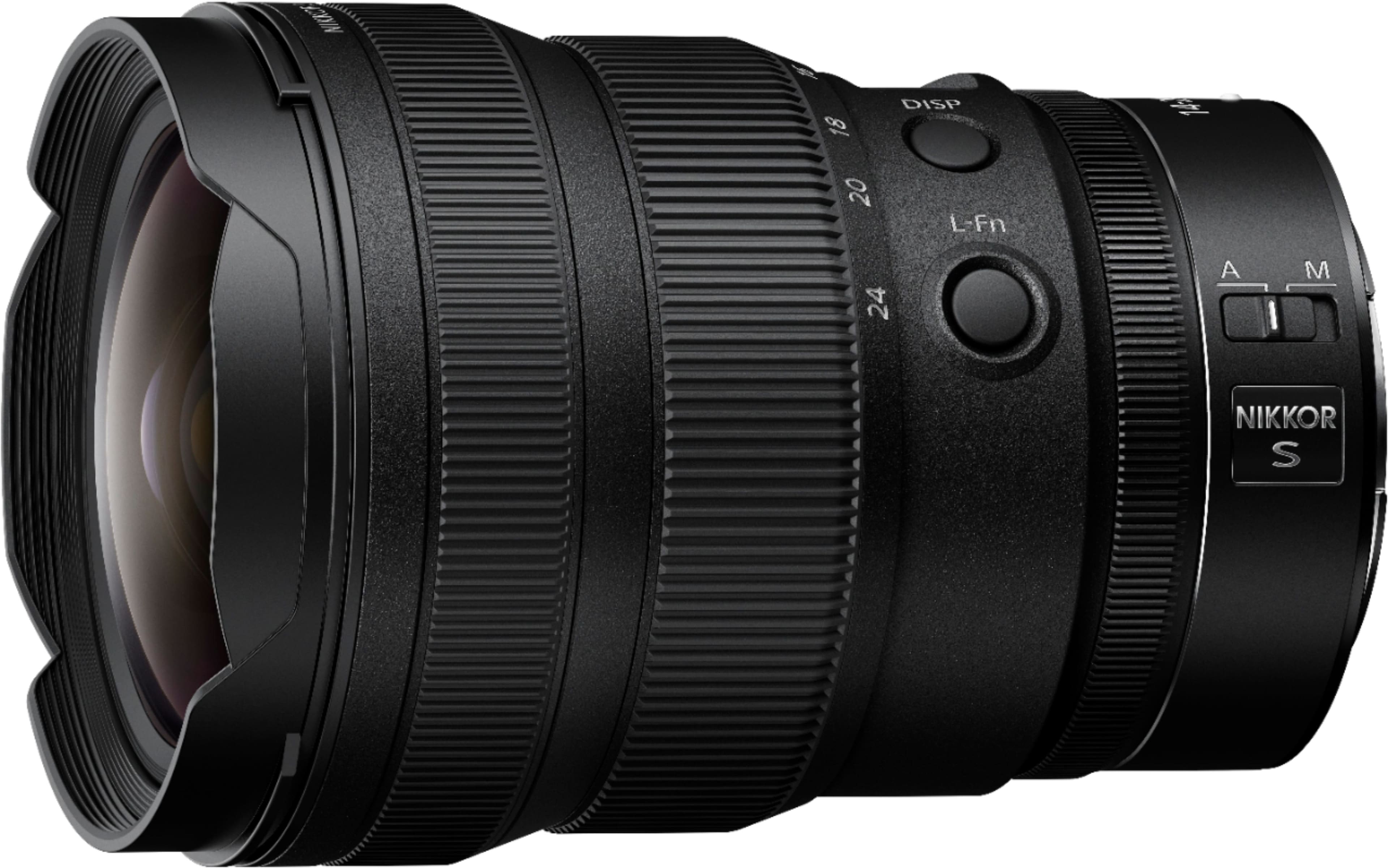 NIKKOR Z 14-24mm f/2.8 S lens mounted on a Nikon Z camera in a landscape setting