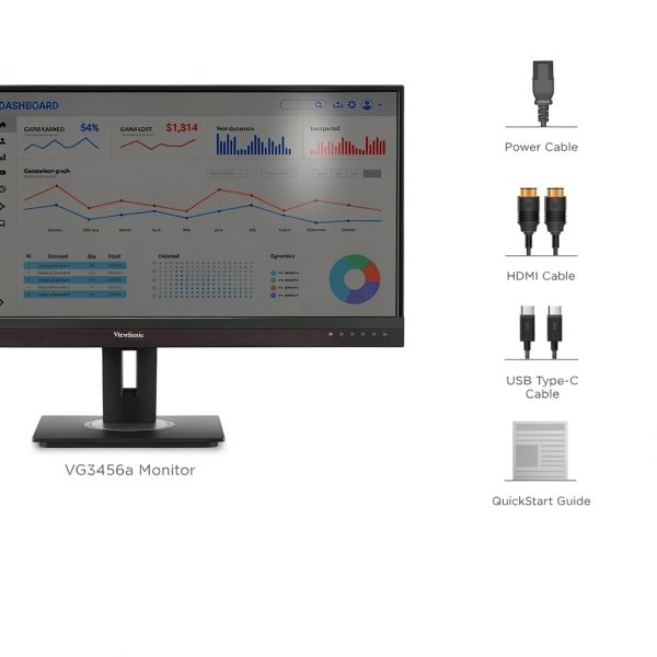ViewSonic VG3456A 34 Inch UltraWide QHD Monitor-6