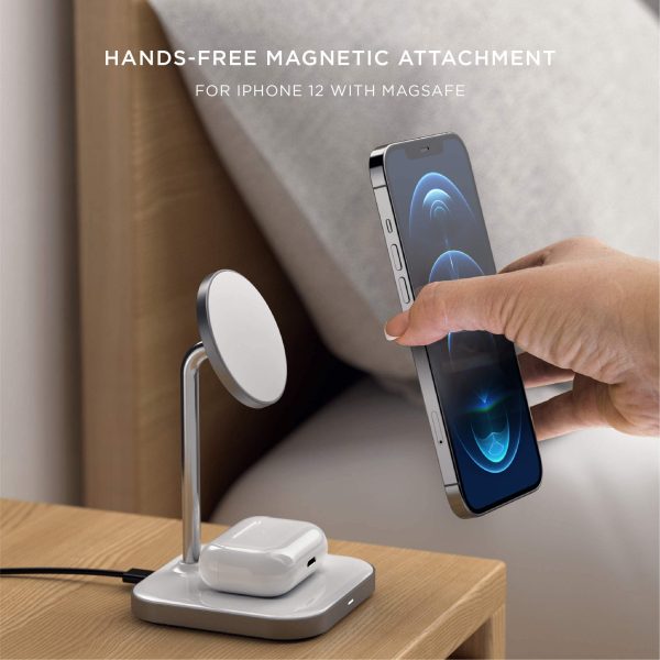 Satechi Aluminum 2-in-1 Magnetic Wireless Charging Stand-4