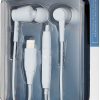Insignia Lightning Wired Earbuds White In-Ear Design-3