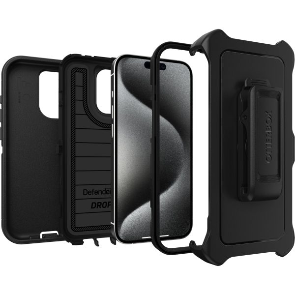 Defender Series Pro iPhone 15 Pro Rugged Case Antimicrobial-1
