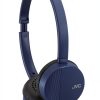 JVC FLATS Wireless On Ear Headphones Black Blue Audio-1