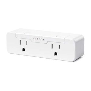 Satechi Dual Smart Outlet Remote Control Power Monitoring-0