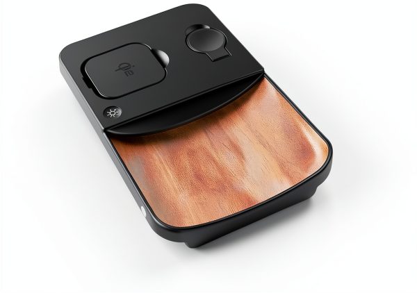 AT&T 3-in-1 Wood Grain Power Tray Wireless Charging Station-4
