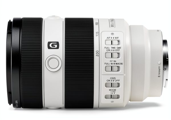 Sony FE 70 200mm F4 Macro G OSS II Lens Gray White-2